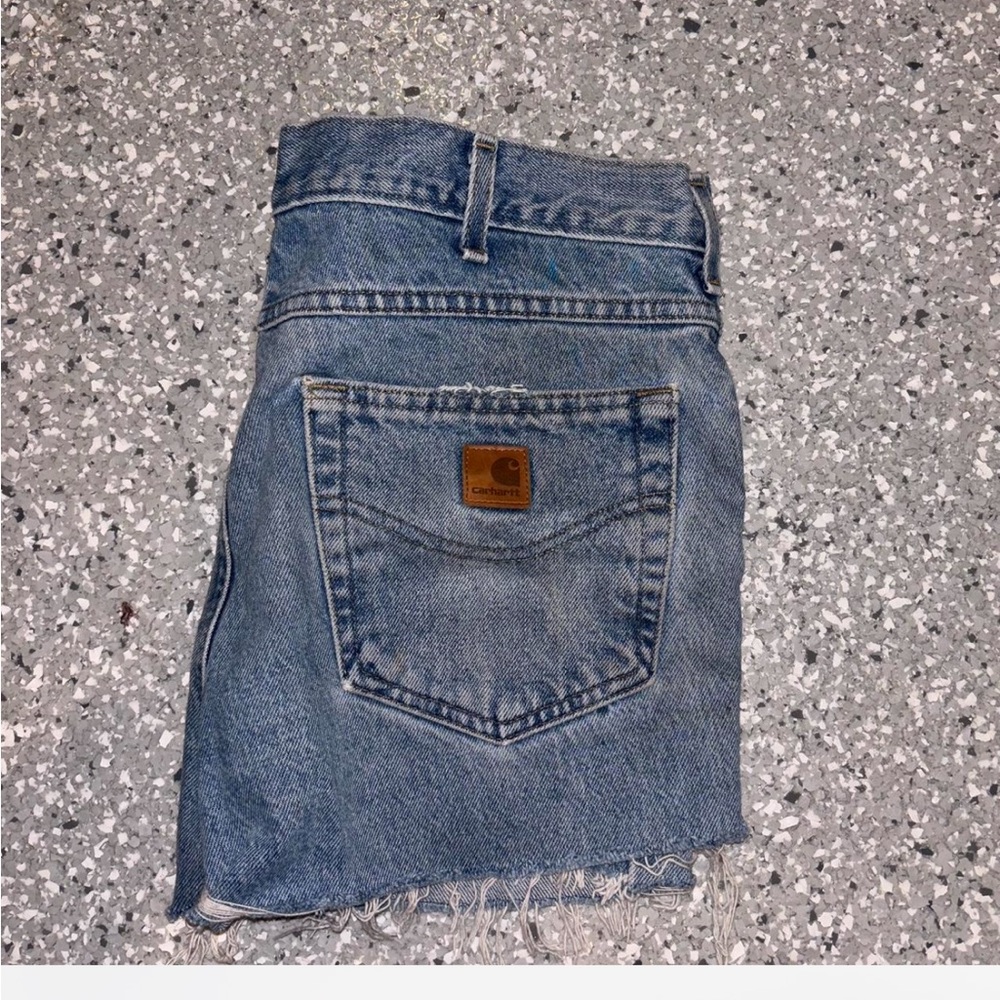 Carhartt Light Blue Denim Shorts